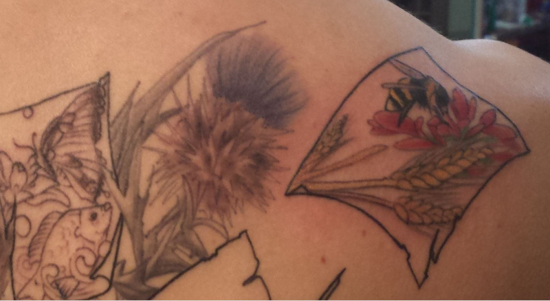 Illustration for article titled Tattoo progress & request for your opinions